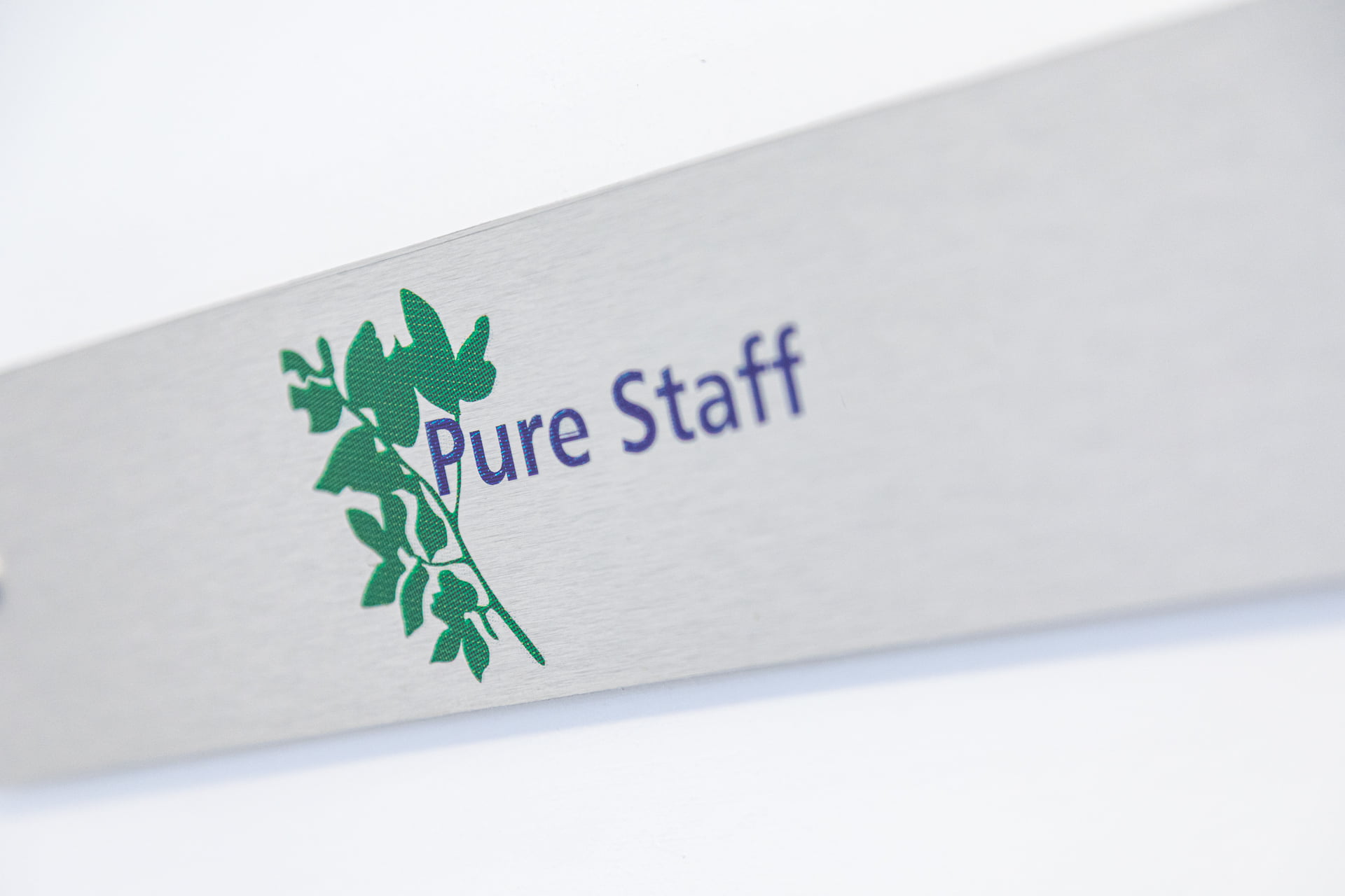 Image of Pure Staff sign.
