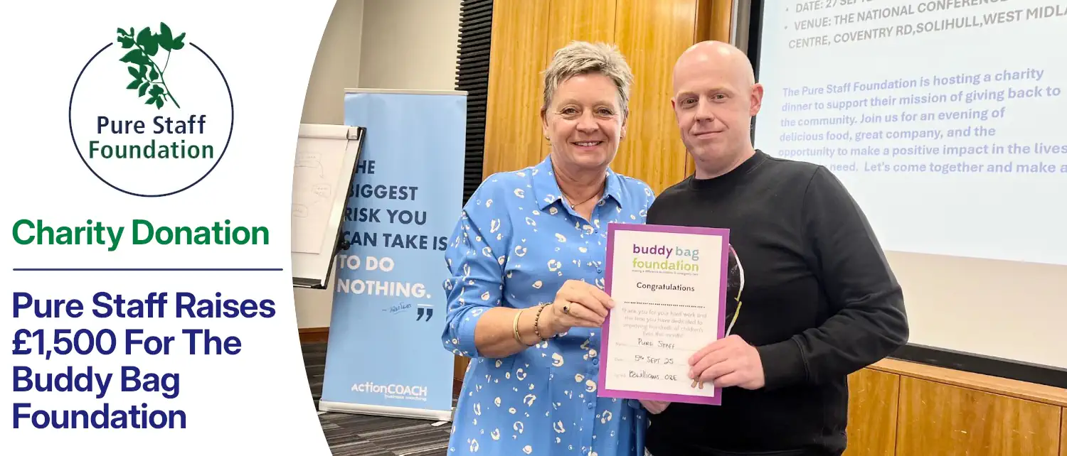 The Buddy Bag Foundation Donation Blog Banner