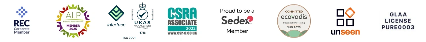 Pure Staff Accreditations Logo Strip