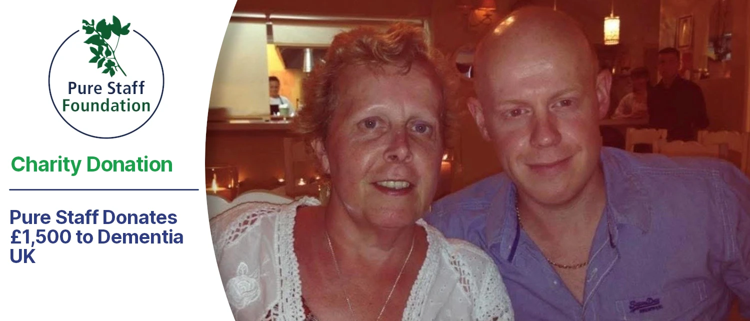 Pure Staff Charity Blog Banner - Dementia UK